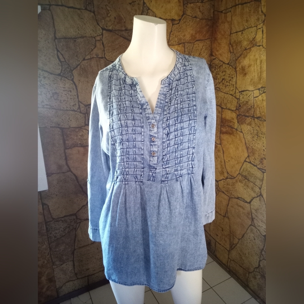 Denim Blue Women's Top